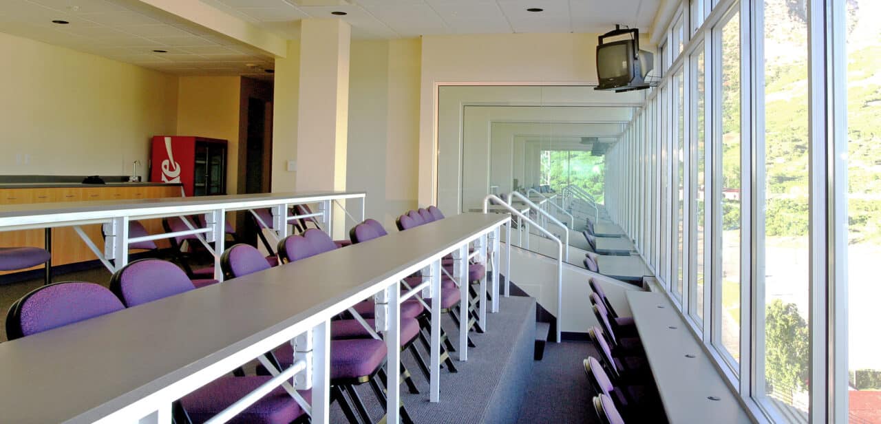 Weber State University Stadium Addition Press Box